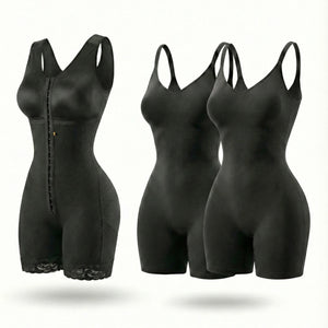BBL Faja with Built-In Bra + 2-Pack Everyday Bodysuit