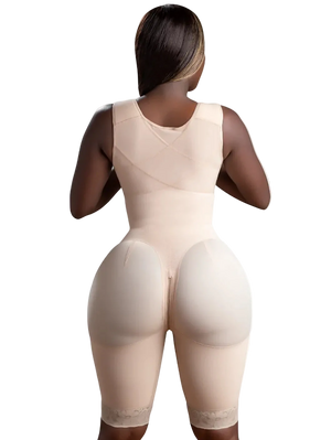 Strapless Shapewear for Women, Built-in Bra, Tummy Control, No Butt Compression, 3 Hook Levels, Seamless Fit | Snatched Body DC02L1