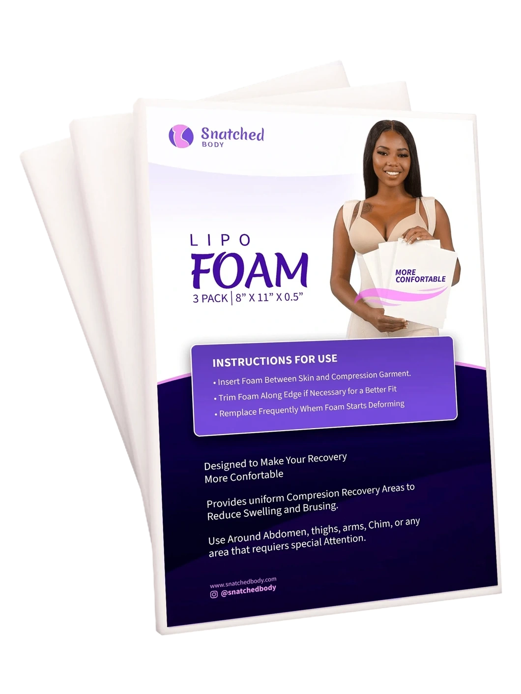 Foam Boards | Snatched Body 3 Pack