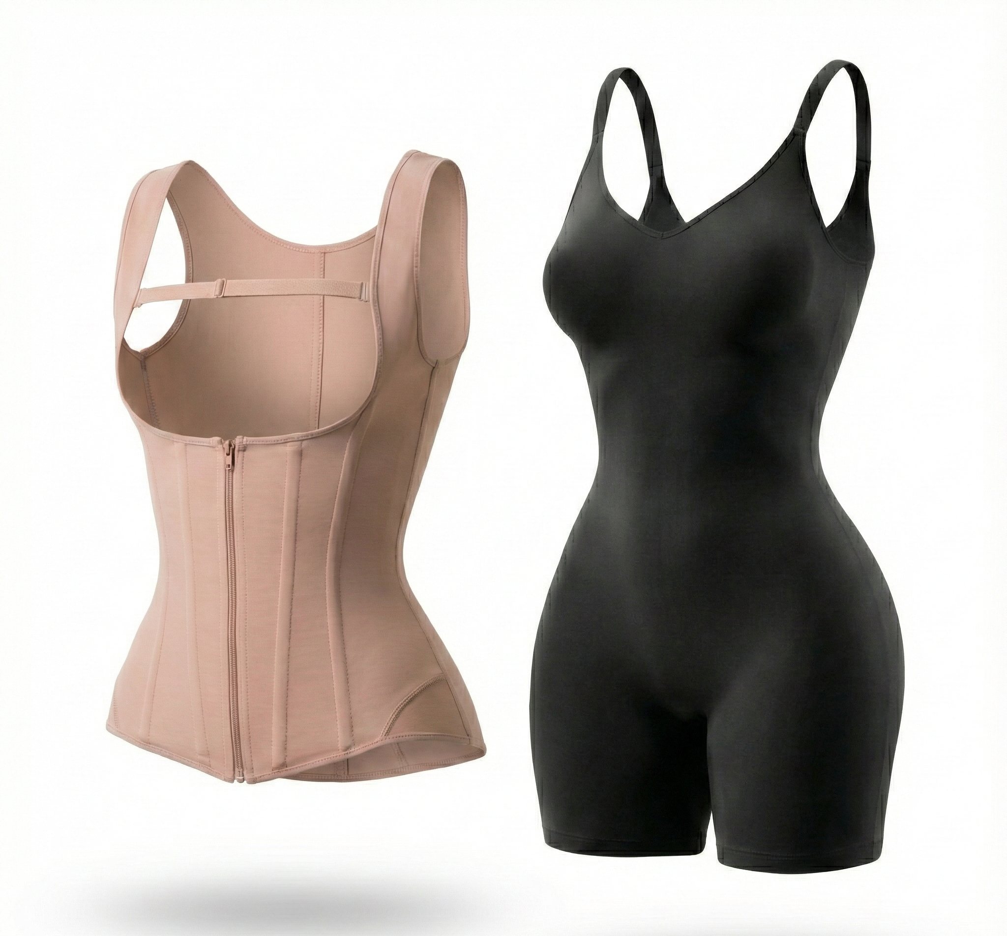 Waist Cincher Vest + Comfy Tummy Control Bodysuit