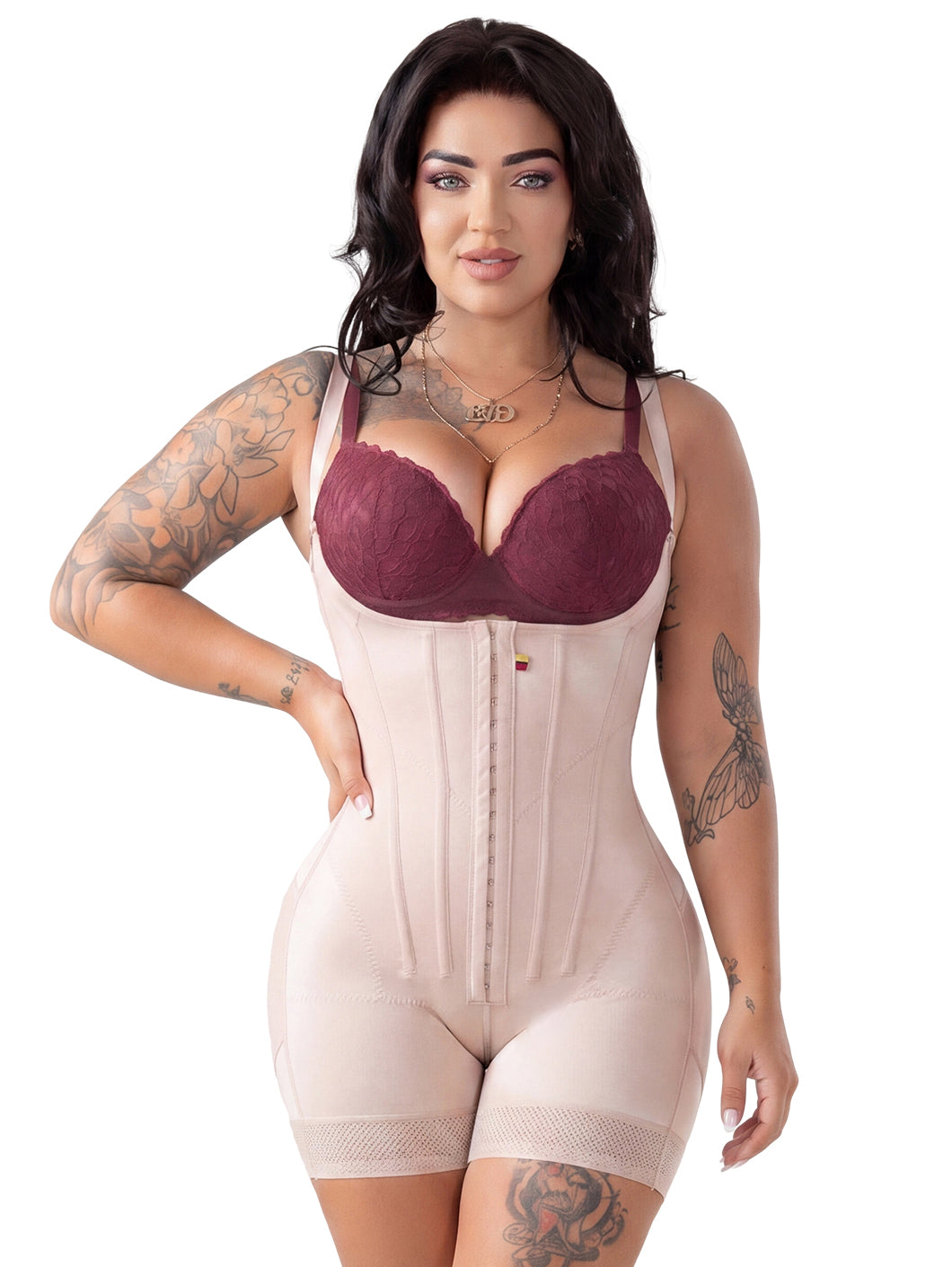 Open Bust Boned Faja Body Shaper | Daily Waist Snatching