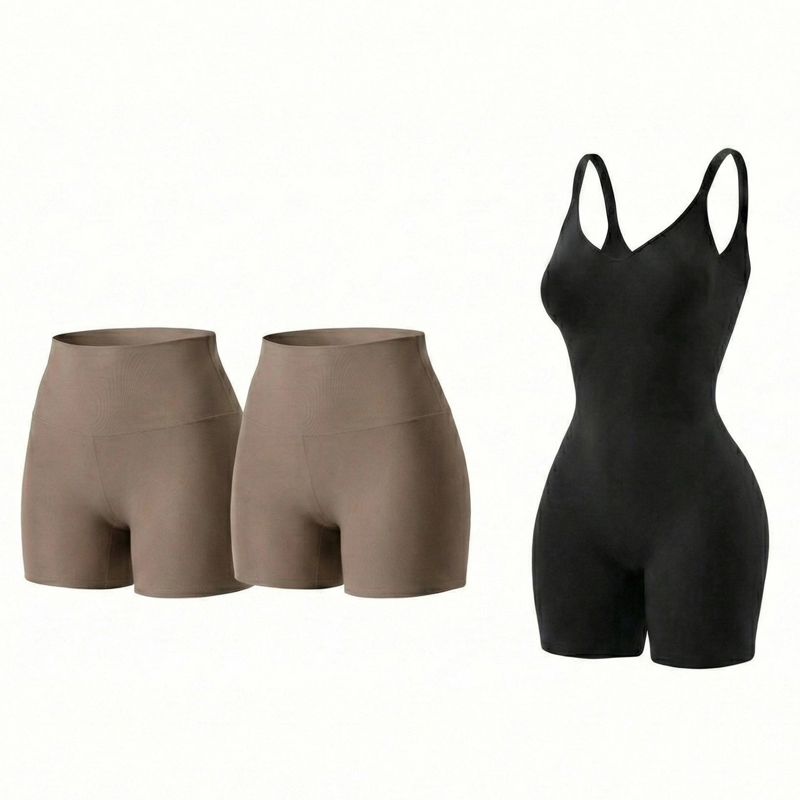 2-Pack Scrunch Butt Shorts + Daily Bodysuit
