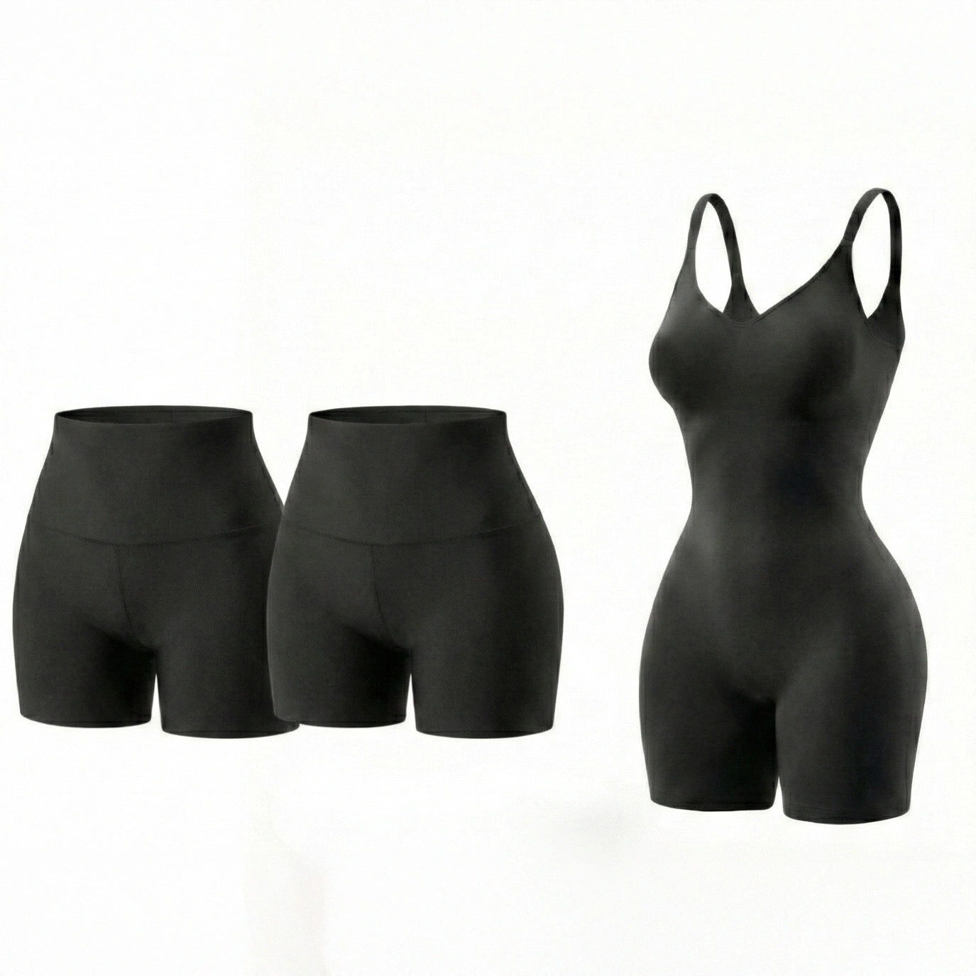2-Pack Scrunch Butt Shorts + Daily Bodysuit