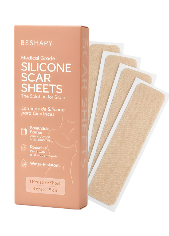Medical-Grade Silicone Scar Sheets | Reusable Scar Tape for Surgical Scars