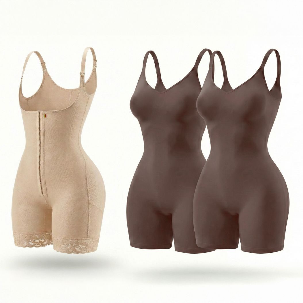Snatched Stage 2 | Faja Short + 2-Pack Shapewear Bodysuit