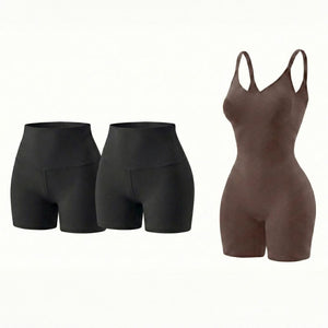 2-Pack Scrunch Butt Shorts + Daily Bodysuit