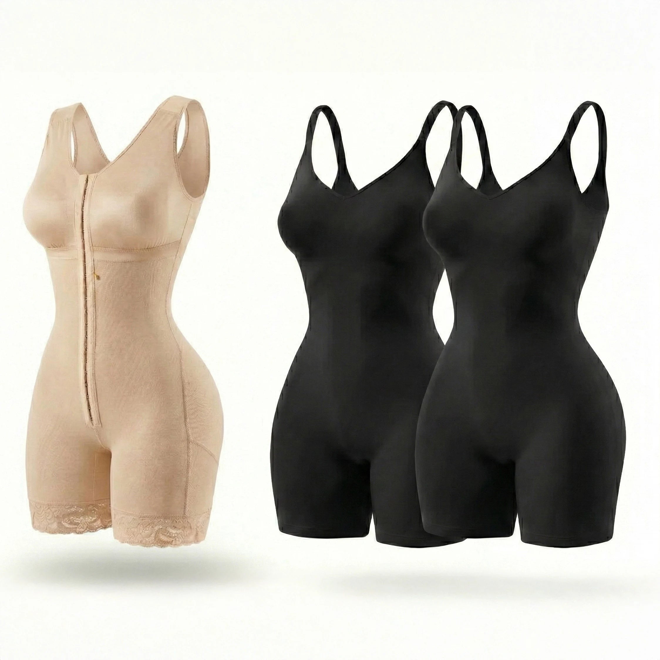 BBL Faja with Built-In Bra + 2-Pack Everyday Bodysuit