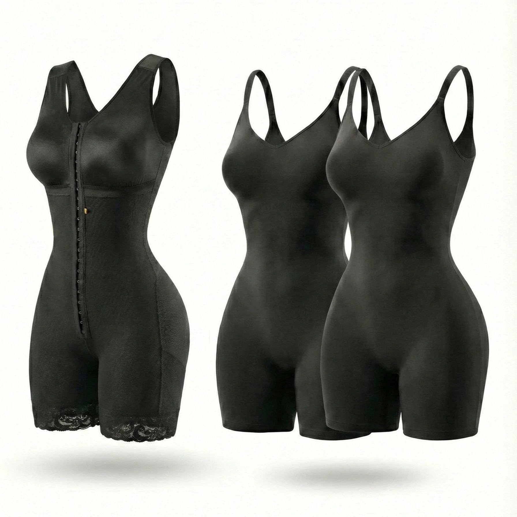 BBL Faja with Built-In Bra + 2-Pack Everyday Bodysuit