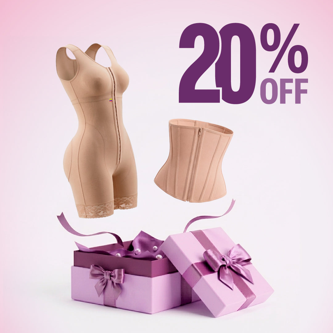 BBL & Lipo | Stage 2 Faja Post-Op Shapewear | With Bra + BBL & Lipo | Stage 4 Faja Waist Cincher | Hourglass | Pack Exclusivo