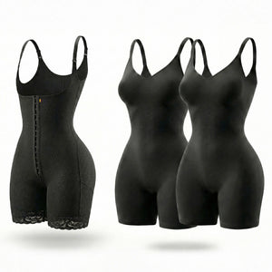 Snatched Stage 2 | Faja Short + 2-Pack Shapewear Bodysuit