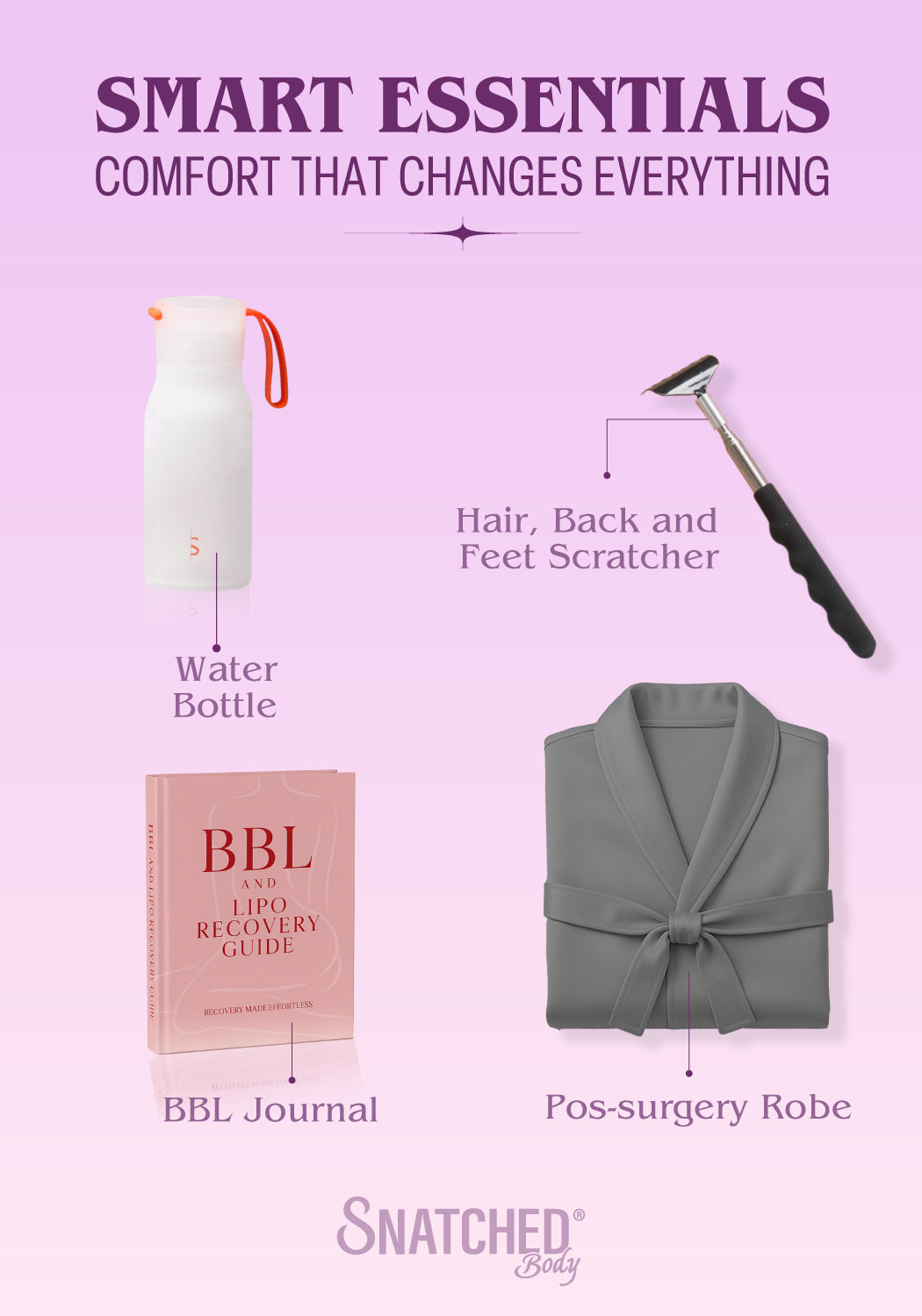 Snatched Body Stage 1 Recovery Kit | Daily Comfort Essentials (Stage 1 Faja Included)