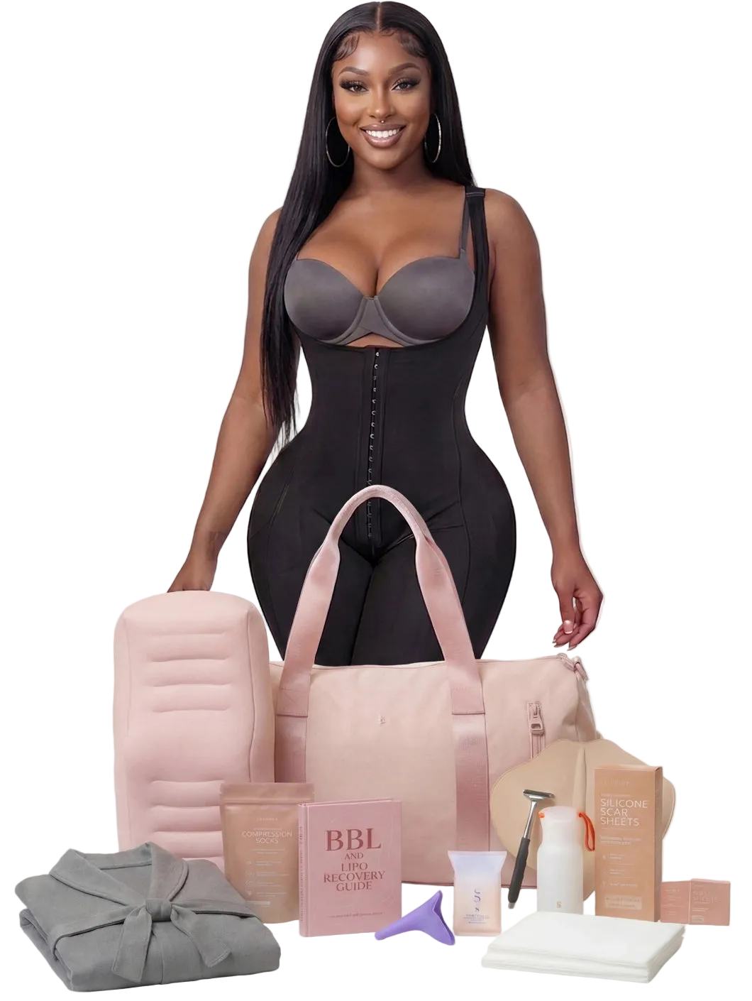 Stage 1 Recovery Kit | Daily Comfort Essentials (Stage 1 Faja Included) | Snatched Body