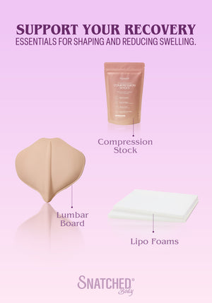 BBL Recovery Kit -22 Essentials for BBL - Supplies for Optimal Healing | Snatched Body