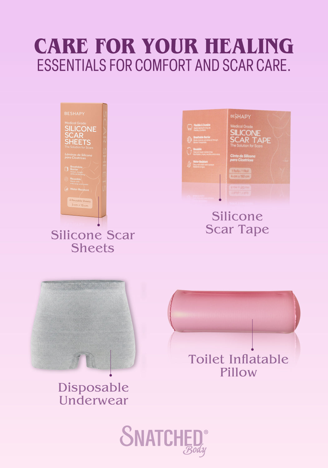 BBL Recovery Kit -22 Essentials for BBL Dolls- Supplies for Optimal Healing