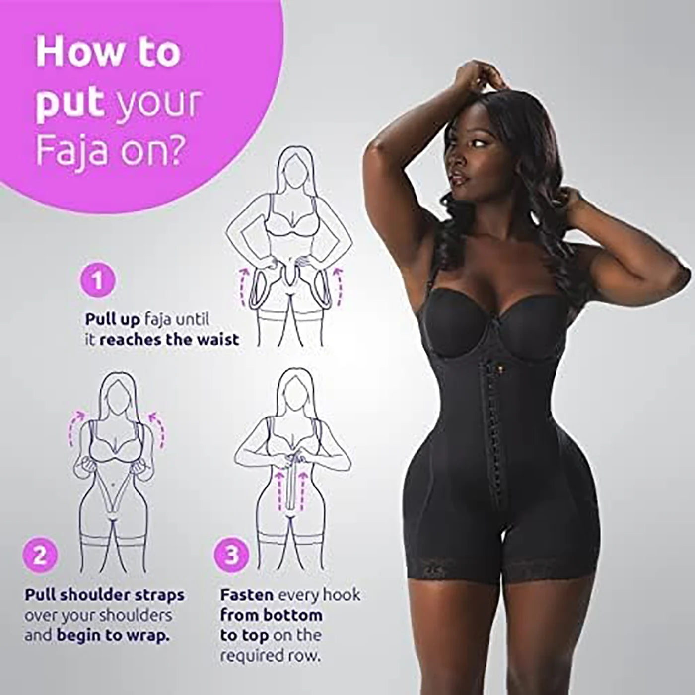 Introducing the Mapia invisible 002 Fajas body shaper …. This body
