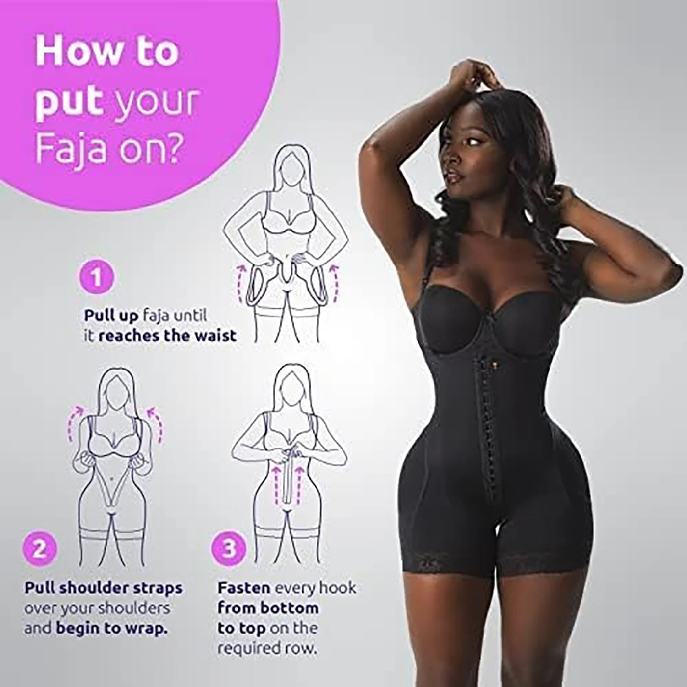 Shapewear & Fajas The Best Faja Girdle Fresh and Light Braless