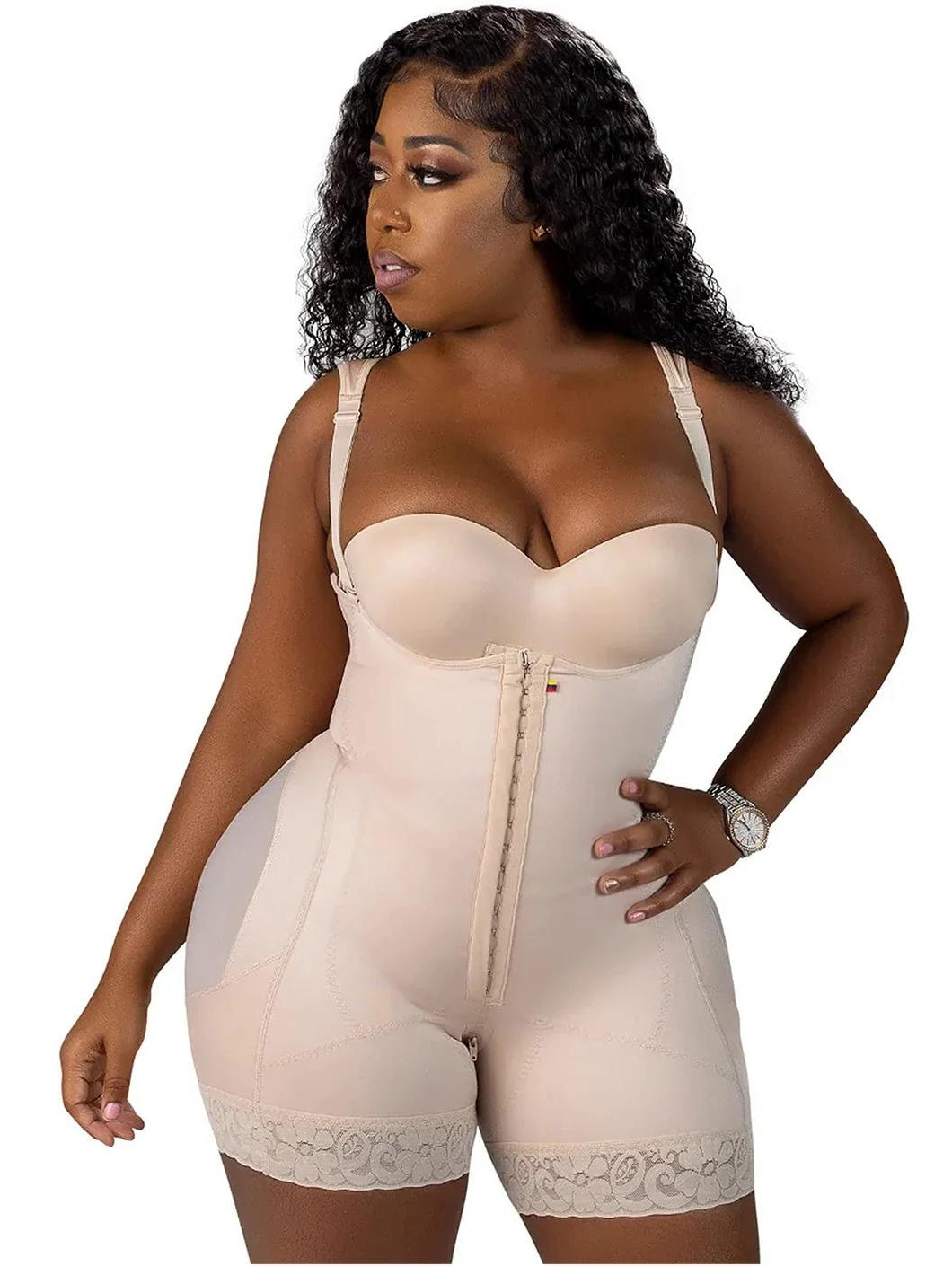 plus size dress shapewear InstantFigure Slip Tank Compression Slimming Black / 3XL this body shaper can be worn as an undergarment or a standalone mini dress S3 Apparel Women's Straight Neck
