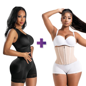 BBL & Lipo | Stage 2 Faja Post-Op Shapewear | With Bra + BBL & Lipo | Stage 4 Faja Waist Cincher | Hourglass | Pack Exclusivo