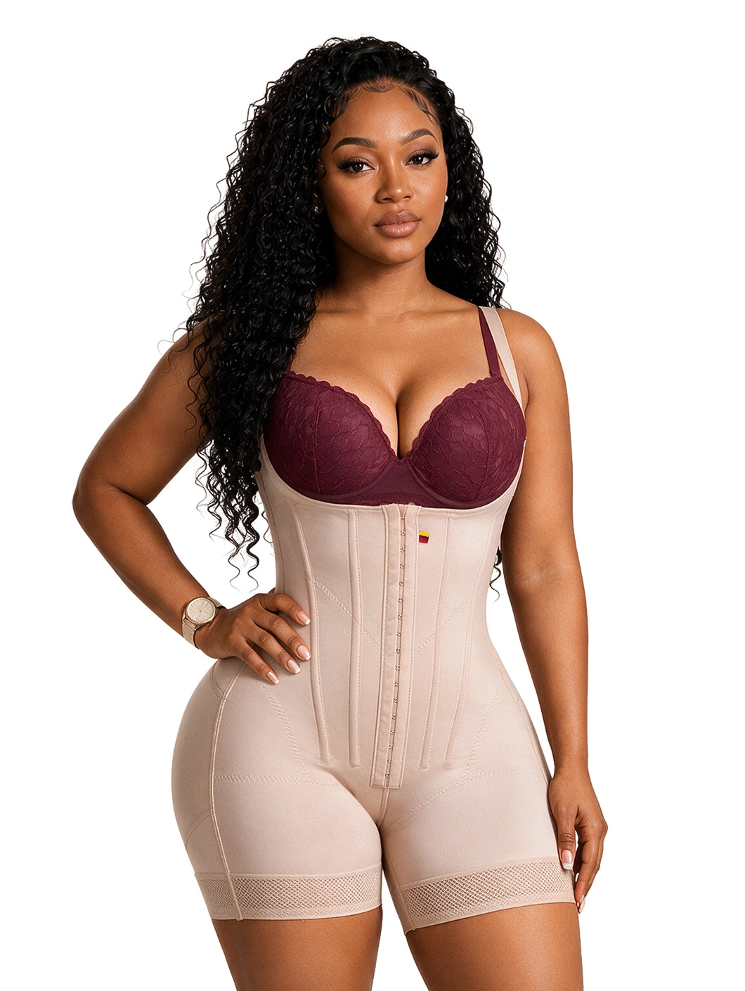 Open Bust Boned Faja Body Shaper | Daily Waist Snatching | Snatched Body 2425