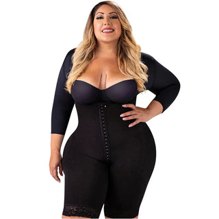 Plus Size Post-Op Fajas Colombianas | With Sleeves