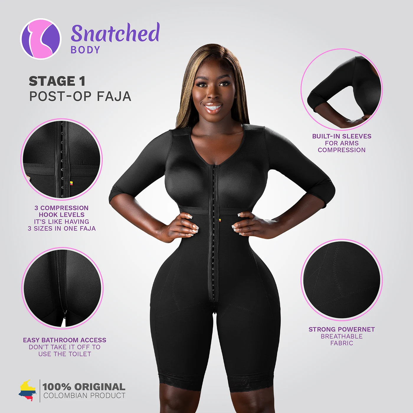 Fajas: Stage 1 or Stage 2, Learn the Difference! - Snatched body