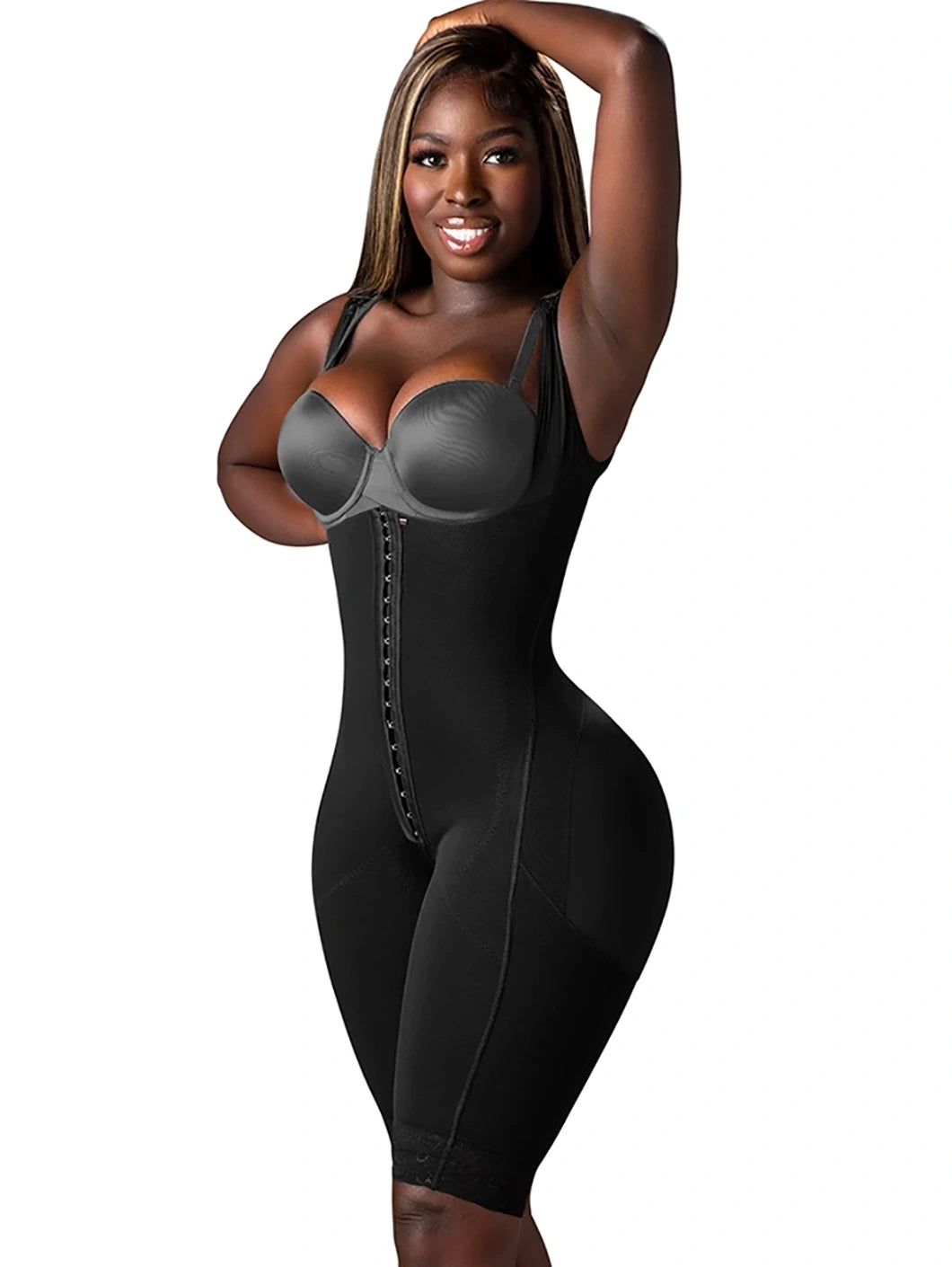 Faja Mia 0710 Fajas Colombianas Reductoras y Moldeadoras Prendas de compresión de cuerpo completo para mujer - Negro - XXL Faja Mia 0710 Fajas Colombianas Reductoras y Moldeadoras Prendas de compresión de cuerpo completo para mujer - Negro - XXL