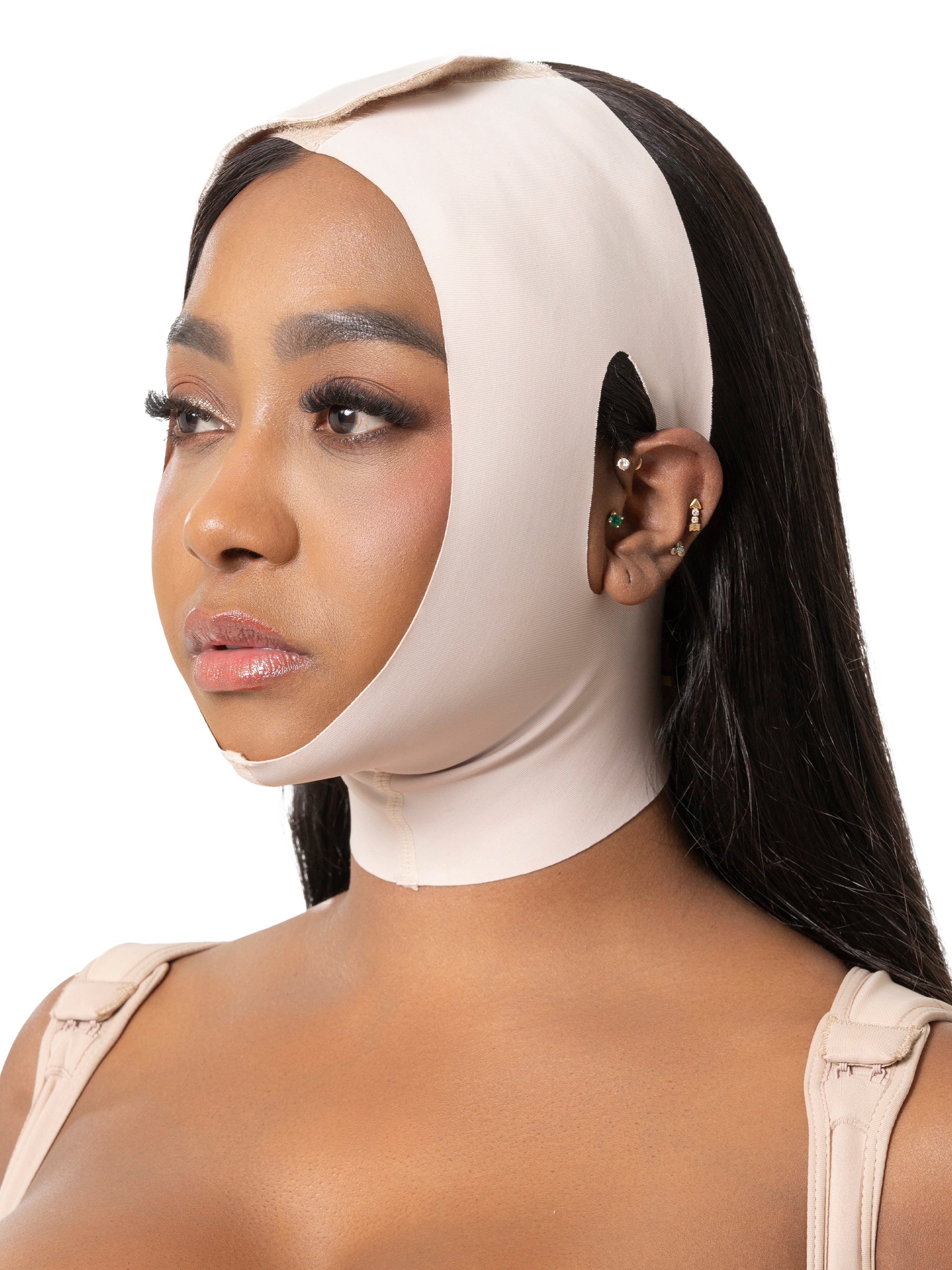 Chin Lift Strap | Post Surgery Neck Soft Compression Garment for Facelift