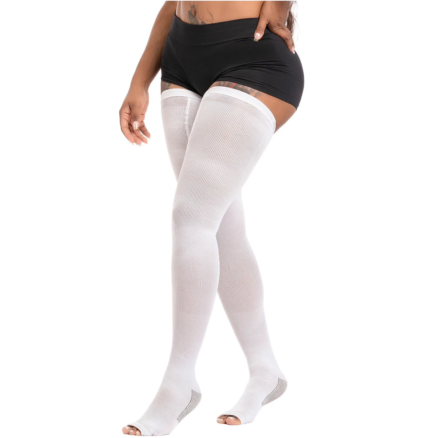 BBL Lipo Anti Embolism Compression Stockings Post Surgery Socks Snatched body