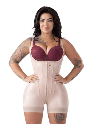 Open Bust Boned Faja Body Shaper | Daily Waist Snatching