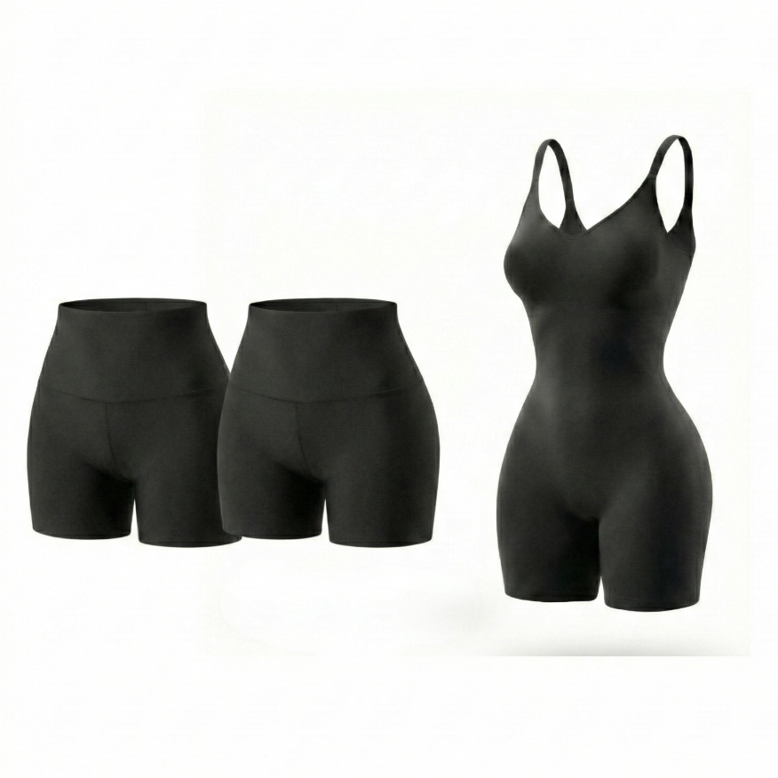 2-Pack Scrunch Butt Shorts + Daily Bodysuit