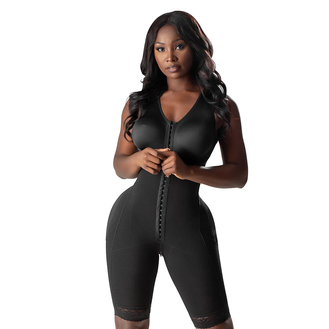 Women Fajas Colombianas Shapewear Bodysuit With Built-In Bra