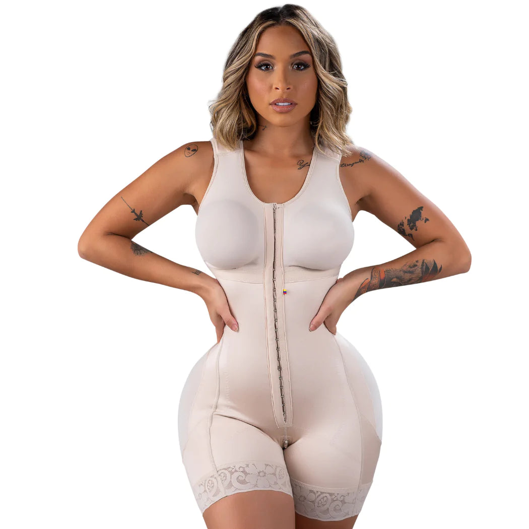 Colombian High Compression Womens Plus Size Shapewear Bodysuit